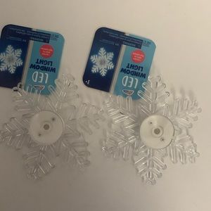 Christmas LED Window Lights set Of 2. They Suction right on your windows.